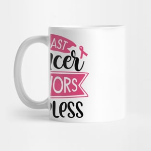 Breast cancer survivors priceless Mug